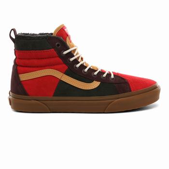 Damske Kotnikove Tenisky Vans SK8-Hi 46 MTE DX Poinsettia/Forest Night VA23MFLRT